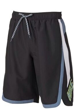 Nike Men's Beacon Colorblock Water Shedding Volley Shorts Small